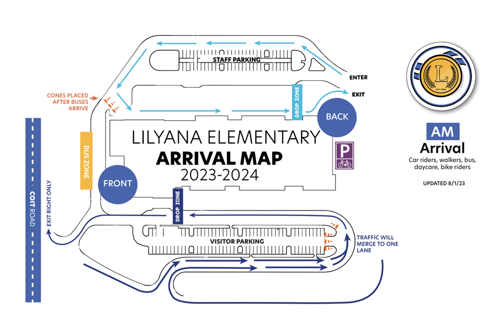 Lilyana Arrival Map